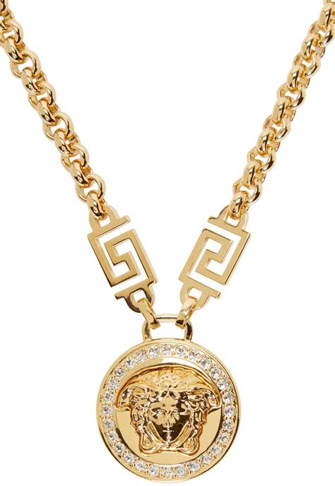 bracelet en or versace|versace necklace real gold.